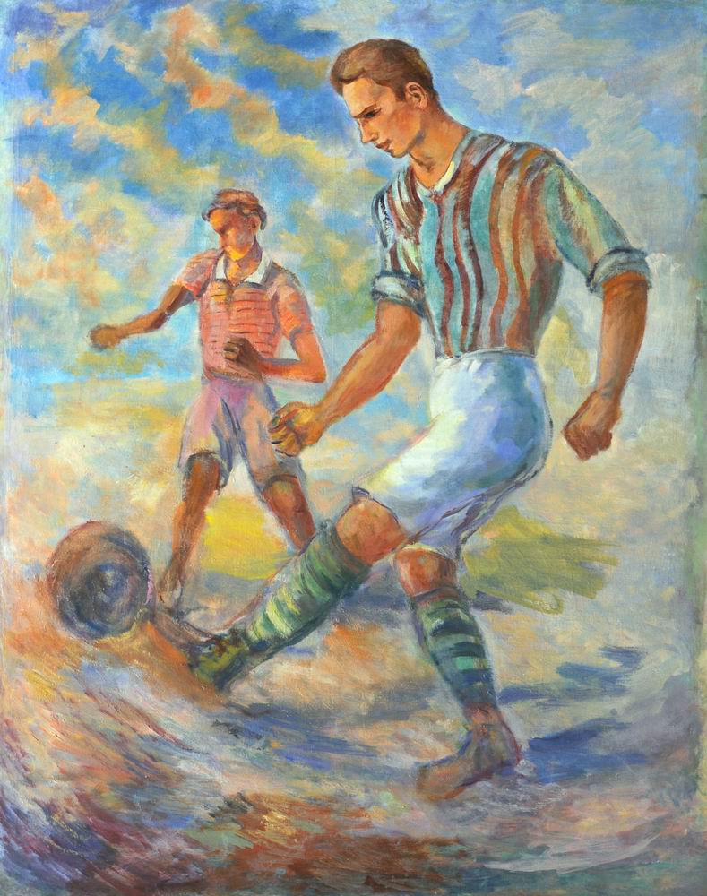 Александр Дейнека футболист 1932